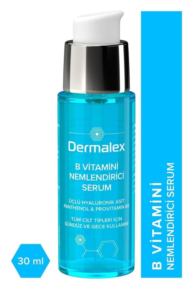 Vitamin B Moisturizing Face Serum 30 ml Hyaluronic Acid Revitalizing Care for All Skin Types