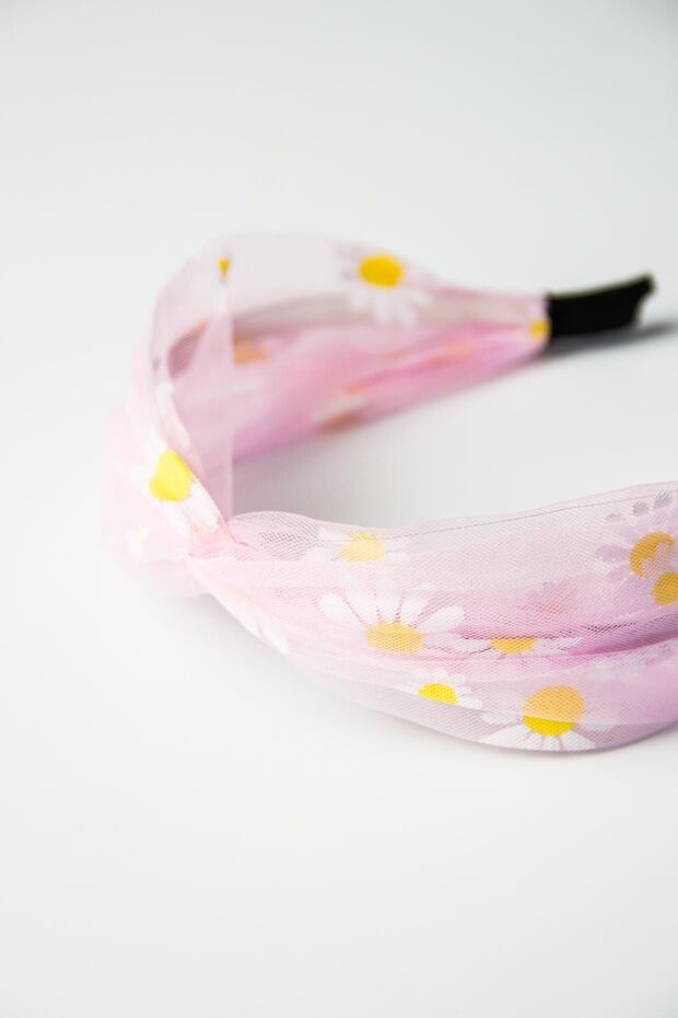 Papatya Işlemeli Taç - 3