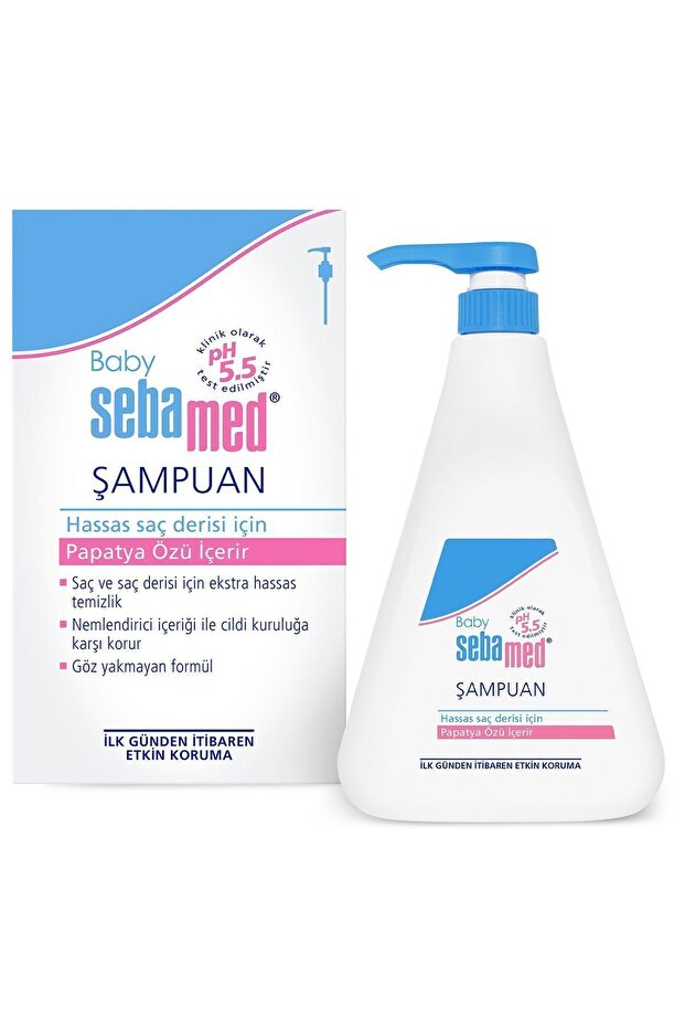 Bebek Şampuanı 750 ml pH 5.5 Göz Yakmayan Papatya Özlü Nemlendirici Etkili Saç ve Vücut - 2
