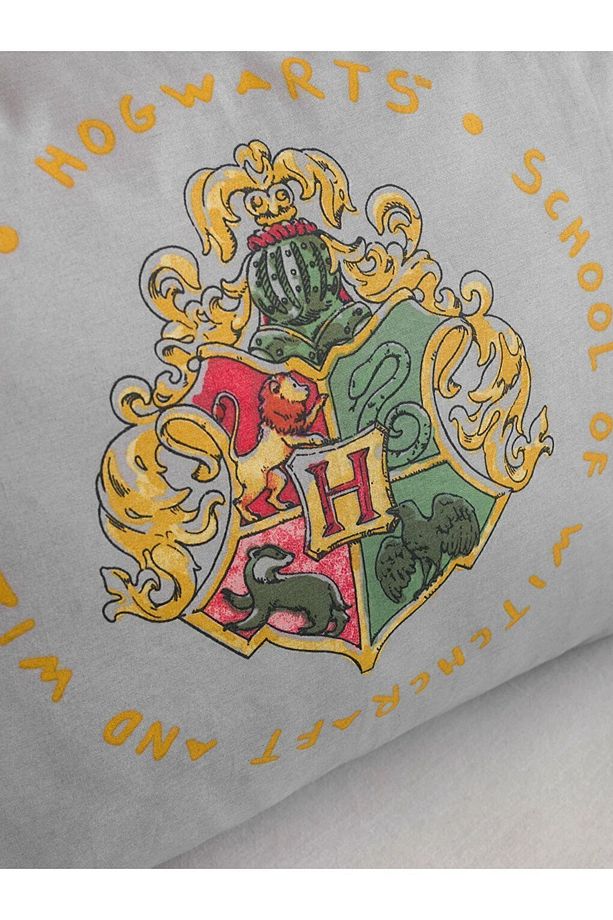 Lisanslı %100 Pamuk Harry Potter Baskılı Tek Kişilik Çocuk Nevresim Seti Ürün Ebat: 160x220/50x70 - 4