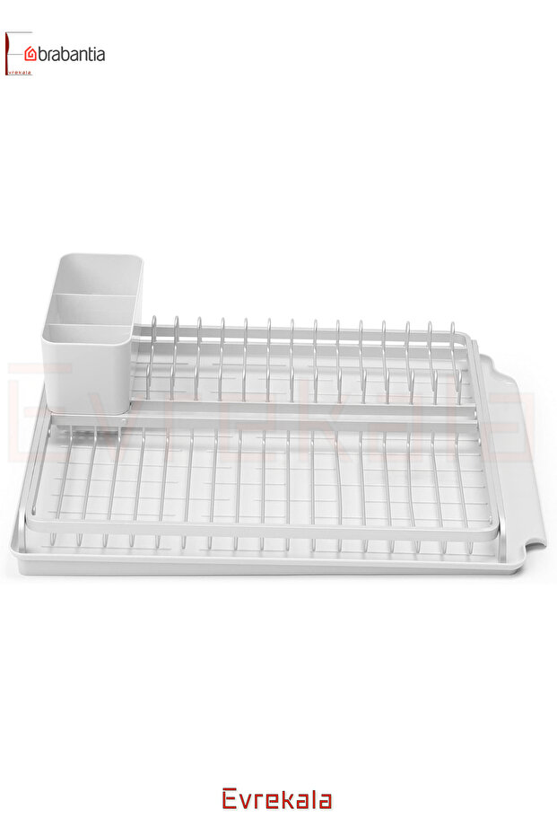 Brabantia Large Dish Rack Countertop - New White Authorized Evrekala Shop