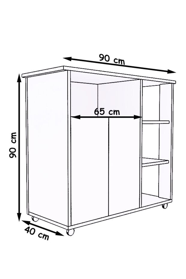 Çok Amaçlı Dolap Mikrodalga Dolap Mdfm00441 Makromikrof - 5