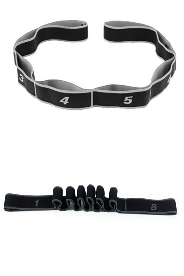Black Elastic Yoga Band - Yoga Graduated