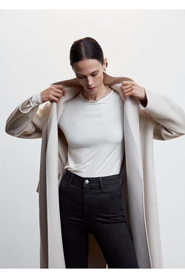 Yüksek Bel Pamuklu Jegging - 6