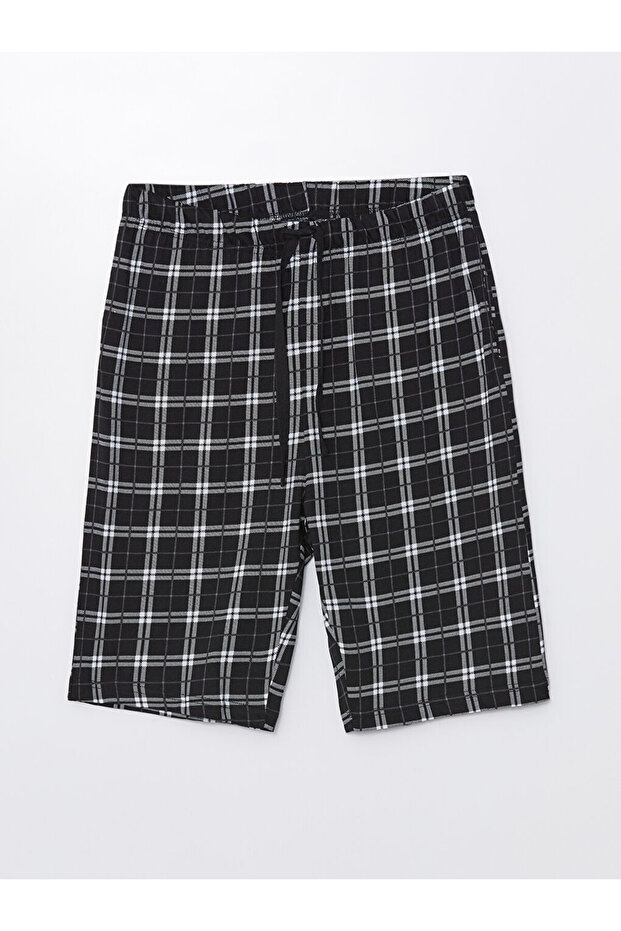 Standart Kalıp Erkek Şortlu Pijama Takımı - 8