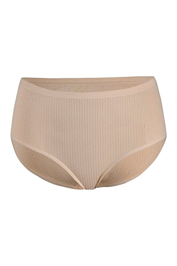 6 Pieces Skin Color High Waist Striped Bato