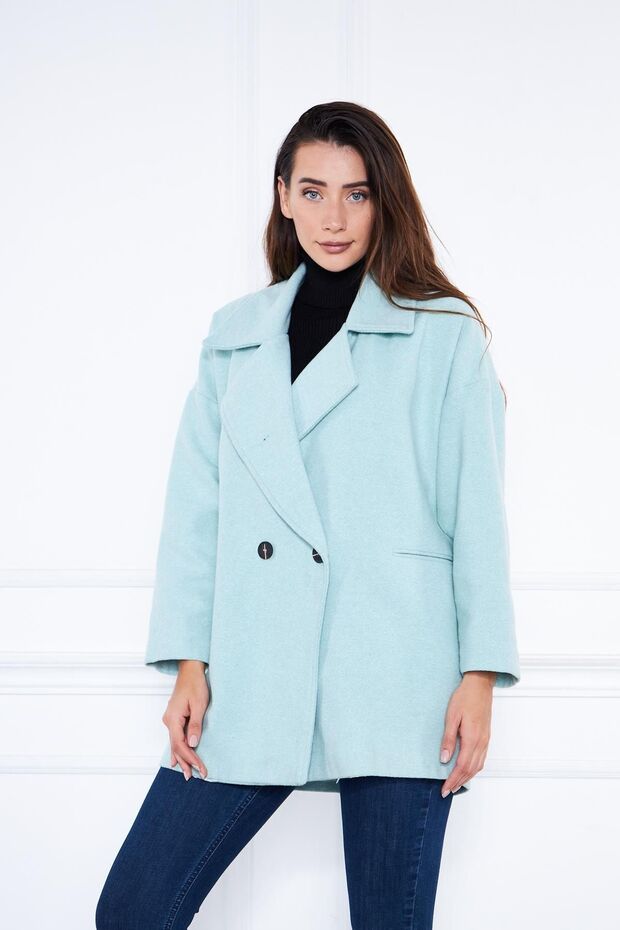 Kadın Kısa Kaşe Kaban - 2