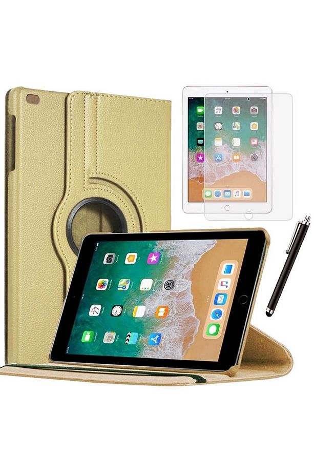Apple Ipad 5 Nesil / 6 Nesil Kılıf Ekran Koruyucu Ve Kalem Set - 1