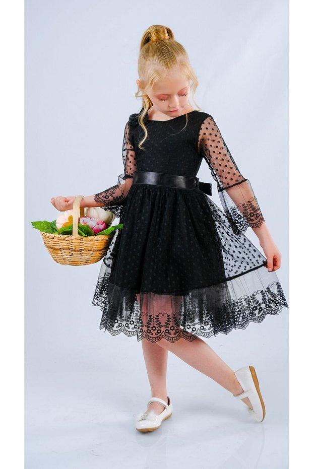 Lace Laced Girl's Party Dress