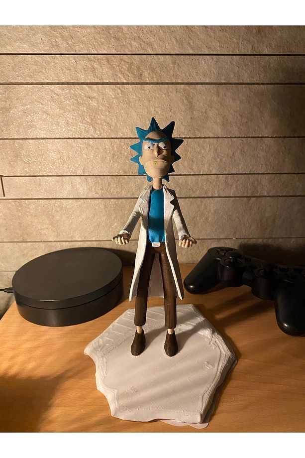 Rick And Morty Rick Sanchez Ps Kol Tutucu/joystick/telefon/kumanda Tutucu 24cm (PS/XBOX ILE UYUMLU) - 1