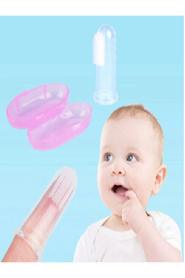عضاضة على شكل إصبع للأطفال (شفافة)
