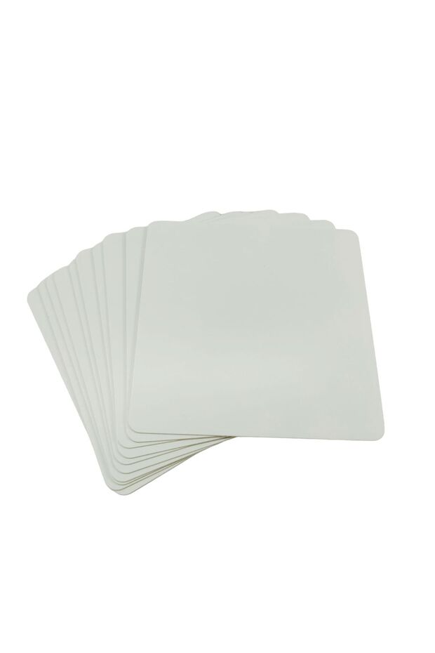 Pvc Writable and Erasable Price Label Holder White, Pvc White Writing Board 10cm X 10cm - 10 Pieces
