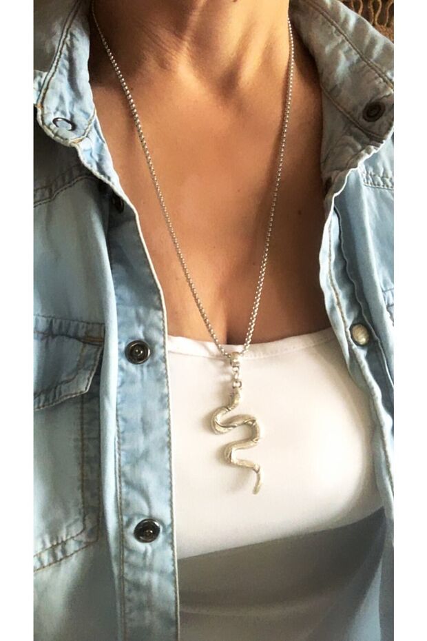 Snake Design Chain Necklace