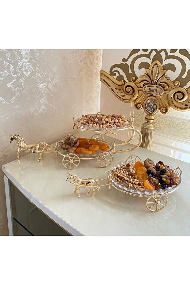 Çift Katlı & Tekli Atlı Sunumluk Seti - 1