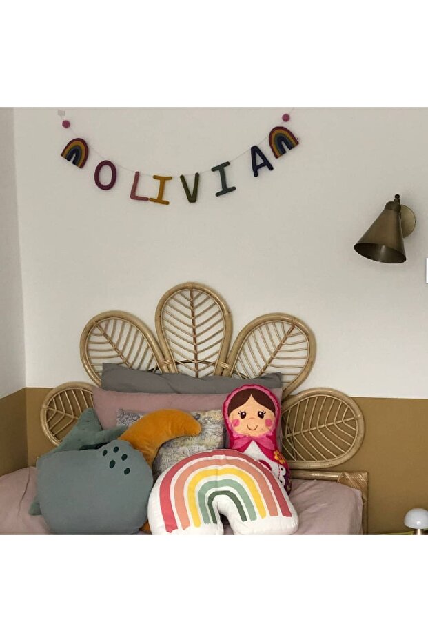 Tek kişilik bambu yatak başlığı - 3