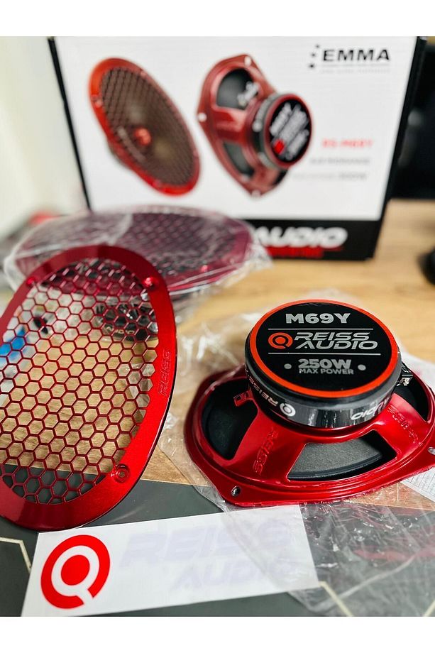 audio oval midrange m69y 250w 100 rms - 1