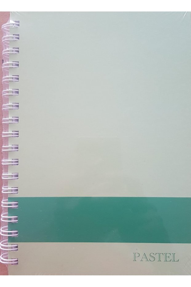 Pastel Colors 13x21 Hardcover Spiral Notebook, Checked , 100 Sheets