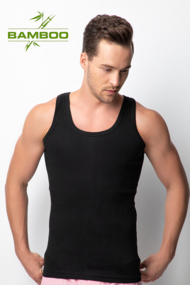 3'lü Paket Bambu Erkek Atlet - 2