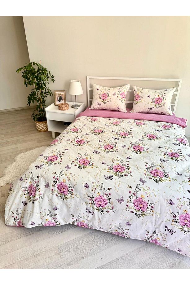 Tek kişilik çift taraflı nevresim ve 1 adet yastık kılıfı - 4