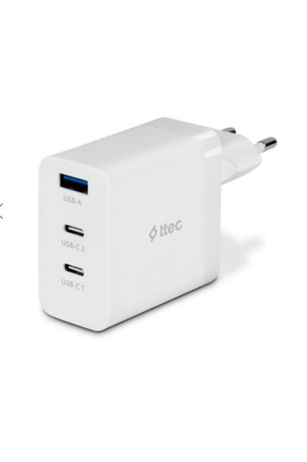Süper Şarj Akım Korumalı Gan 65w Şarj Başlığı Pd/qc/pps Hızlı Şarj Başlığı 2x65w Pd 18w Usb - 1