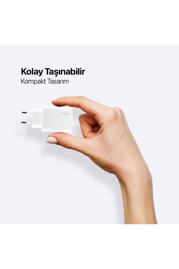 40w Süper Hızlı 2x Pd Type C Girişli Şarj Adaptörü, Iphone, Samsung, Oppo, Xiaomi Şarj Adaptörü - 4