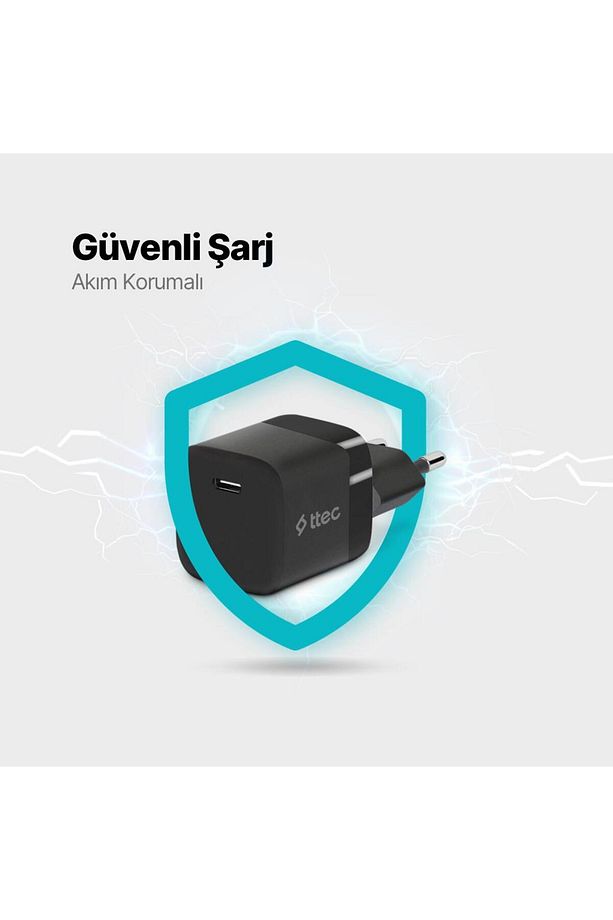 Süper Şarj Akım Korumalı Pd/qc Pd Girişli 20w Şarj Başlığı Iphone 15 Pro Max Şarj Başlığı - 3