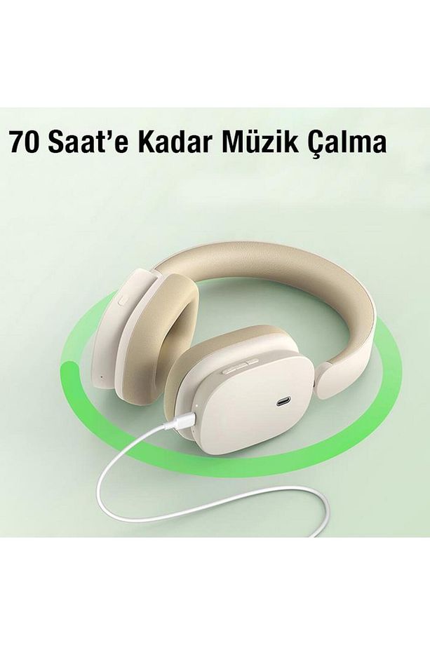 Profesyonel Bluetooth Vers.5.2 800mah Uzun Şarjlı Gürültü Önleyici Kafaüstü Bluetooth Kulaklı - 3