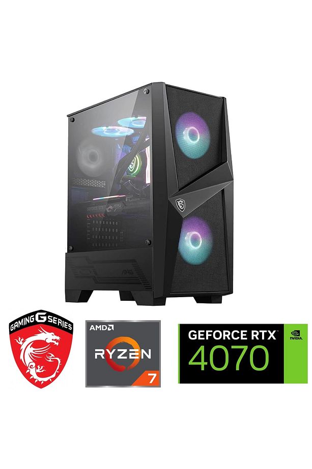 12GB RTX4070 – GAMİNG PC DDR5 -RYZEN 7 7800X3D – 32GB DDR5 RAM – 1 TB M.2 SSD – SIVI SOGUTMALI - 1