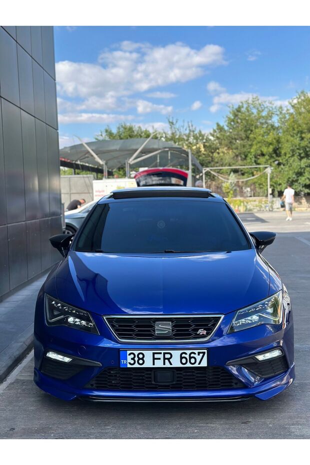 Seat Leon 2017 Üzeri BOYALI (Lw5L)  MAVİ MAKYAJLI FR ÖN EK - 2