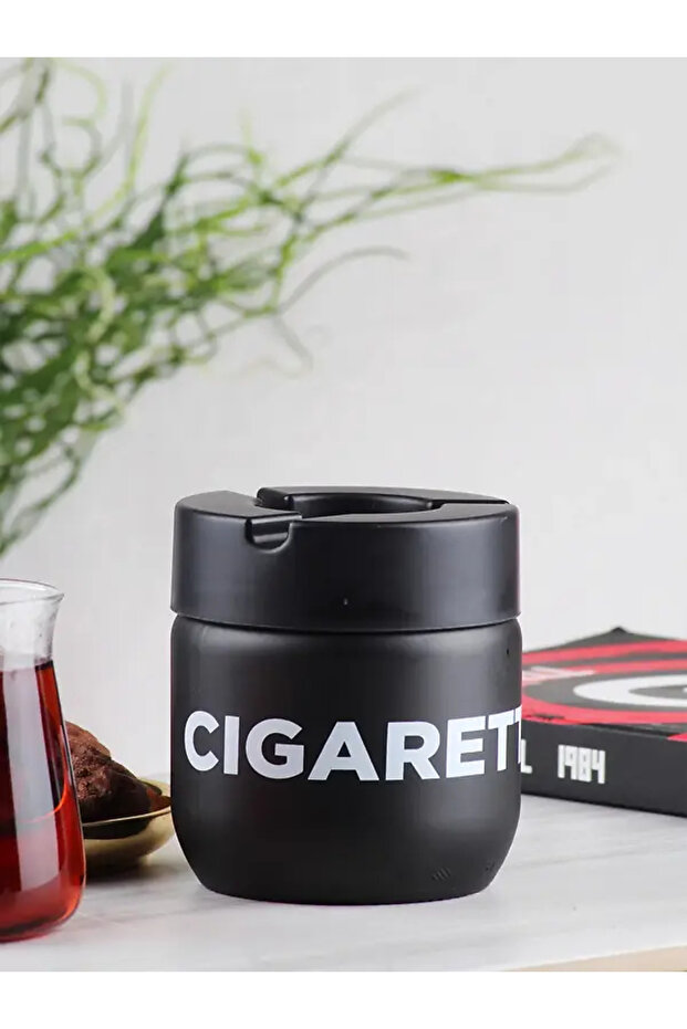 طقم منفضة سجائر زجاجية غير معطرة من Qlux