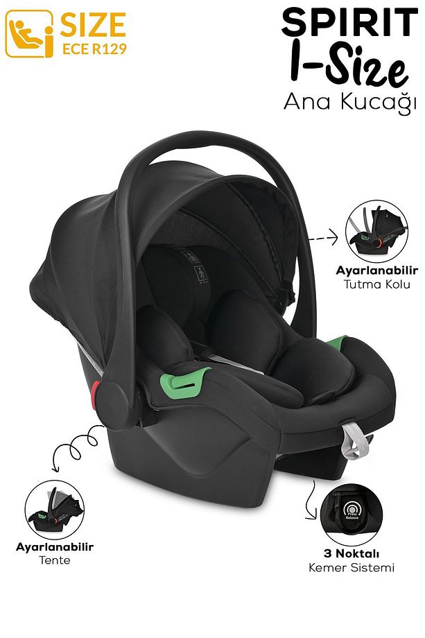 Lorelli Myla Ayrılıp Birleşebilen Kabin Set İkiz Bebek Arabası lemon curry - 4