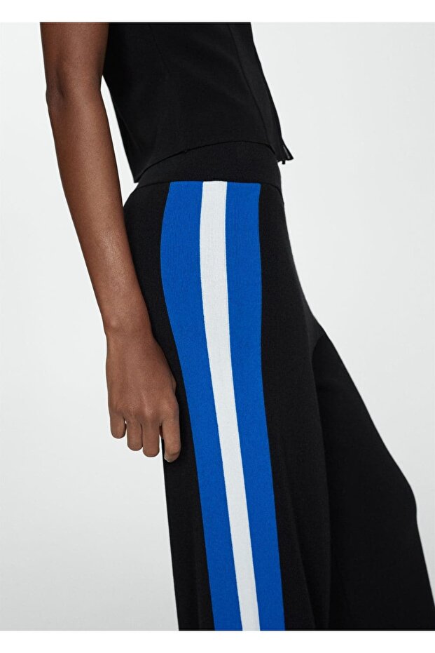 Pamuklu Keten Triko Pantolon - 8