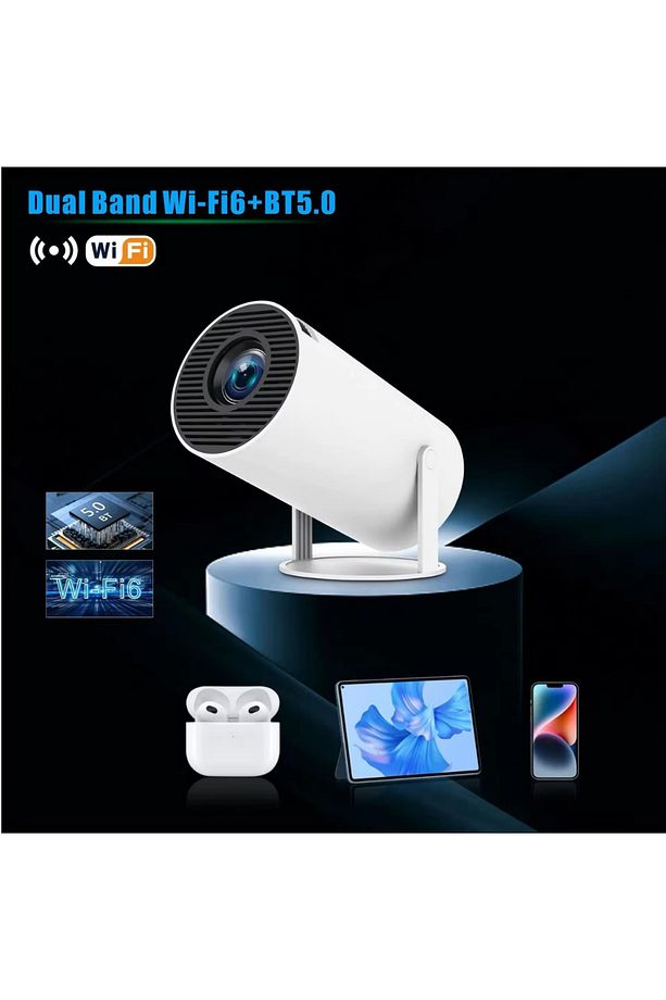 LOBO 4K  Wireless Powered Projector + Game 2 in1 Professional M300 MAX - 6