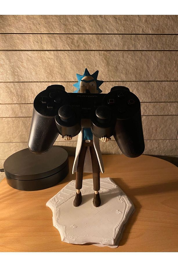 Rick And Morty Rick Sanchez Ps Kol Tutucu/joystick/telefon/kumanda Tutucu 24cm (PS/XBOX ILE UYUMLU) - 6