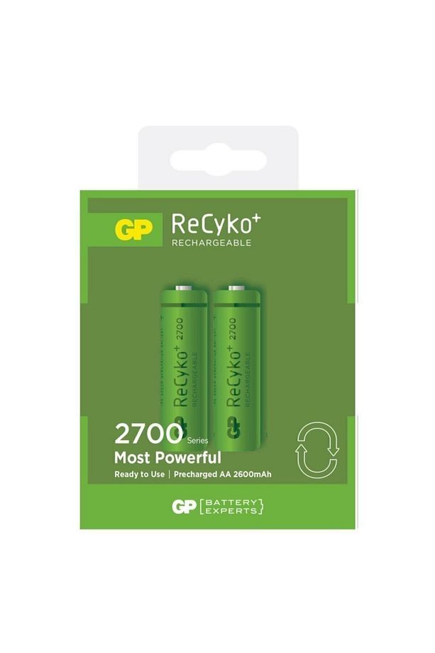 Recyko+ 2700 Aa Kalem Ni-mh Şarjlı Pil, 1.2 Volt, 2'li Kart - 1