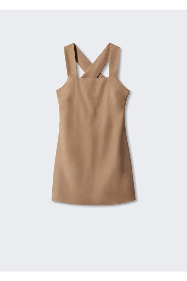 Sırtı Anvelop Kesim Elbise - 3