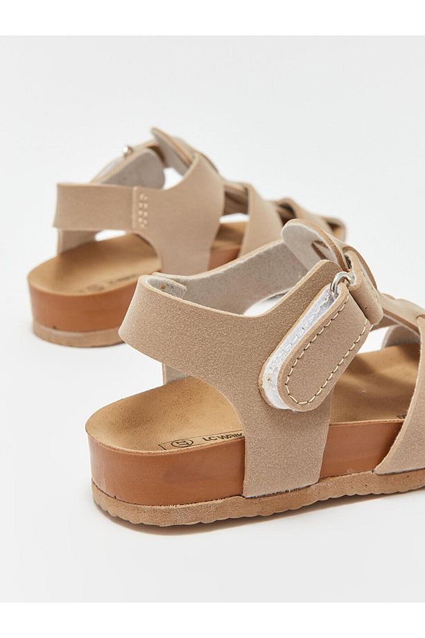 LCW STEPS Cırt Cırtlı Erkek Bebek Sandalet - 5