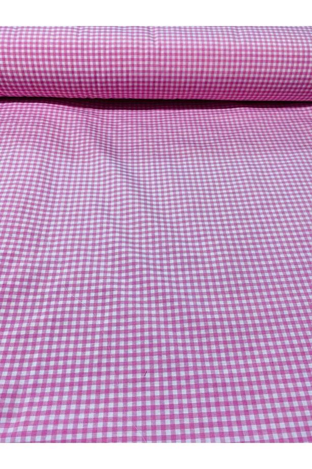 Zefir Kumaş Pembe Desen - 1