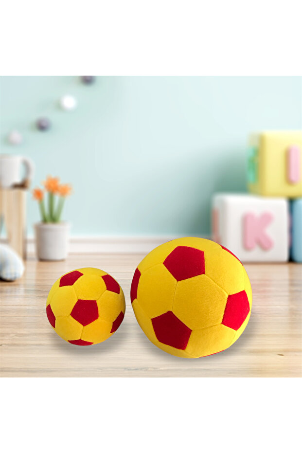 Fanatik Plush Ball Soft Textured Large and Medium Size Toy Plush Ball for Home Play