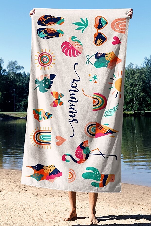 Summer Women's Cotton Sea Bath Beach Towel