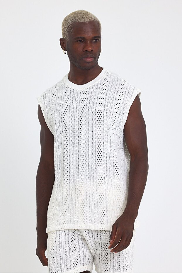 قميص داخلي طويل الحجم من قماش الجاكار - 5