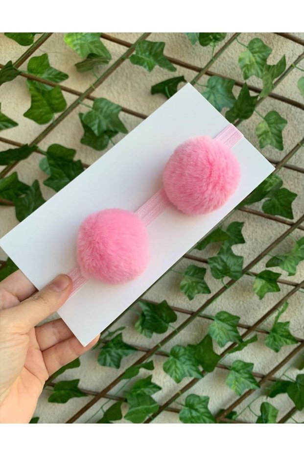 Baby Girl Child Pompom Bandana