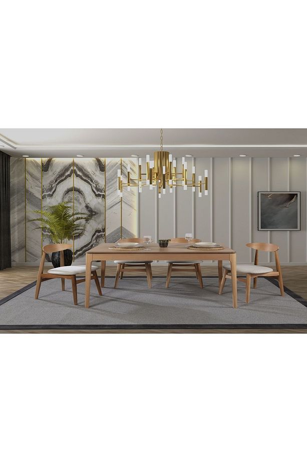 Oslo Açılır Masa Takımı (80x120) - 1
