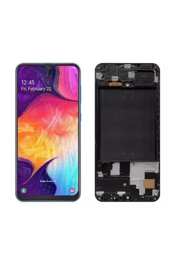 Galaxy A50 Sm A505f Lcd Ekran Dokunmatik Full Çıtalı (Siyah) - 1