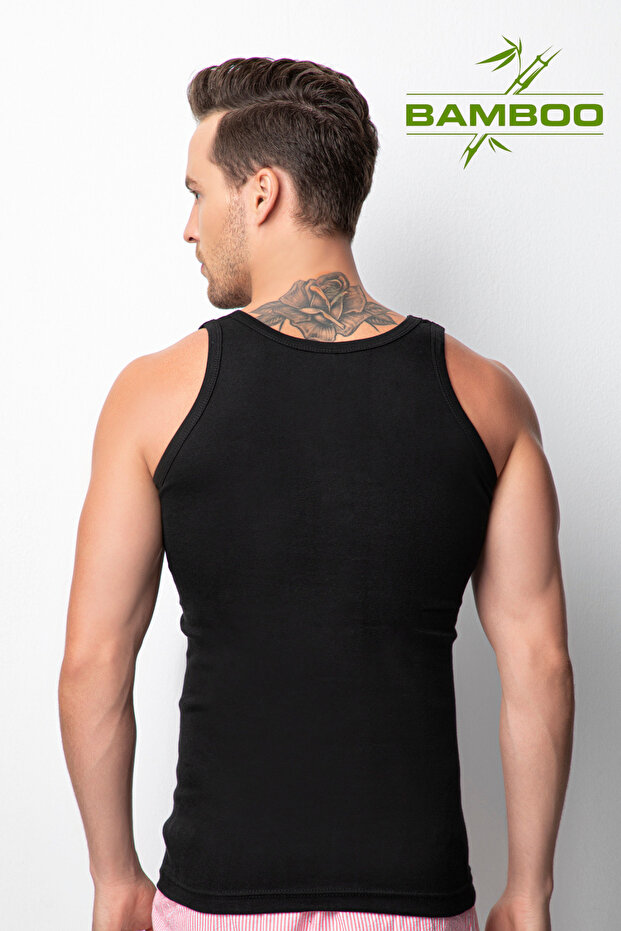 3'lü Paket Bambu Erkek Atlet - 3