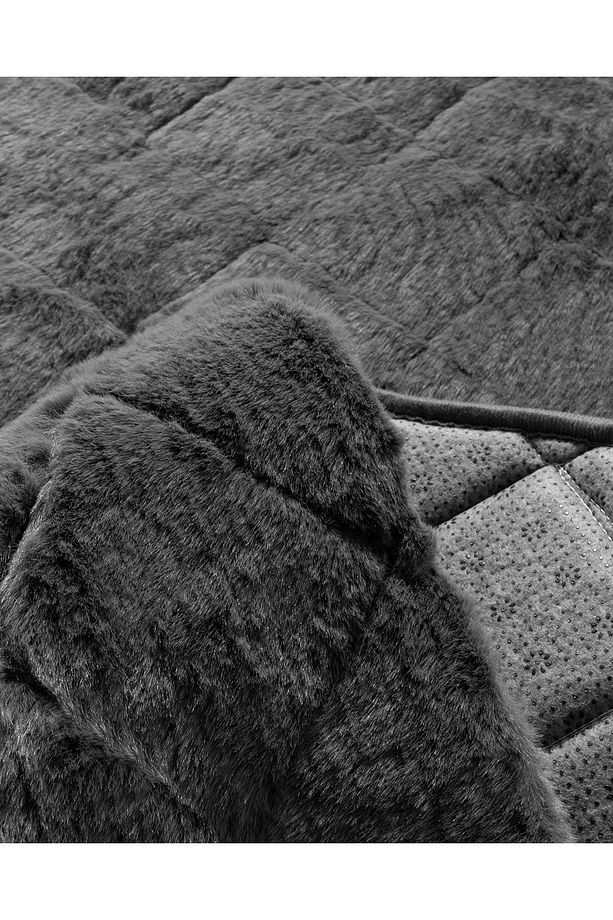 Soft Touch Rabbit Peluş Post Antrasit - 2