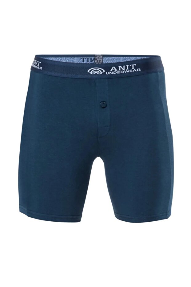 5 Pieces Men's Lycra Long Plus Size Boxers 92% Cotton 8% Lycra