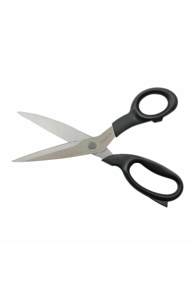 Tailor's Scissors, Course Scissors, Textile Scissors 23 cm with Black Handle