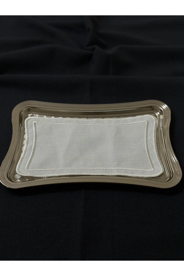 Silver Promise, Engagement Tray & Oval Napkin