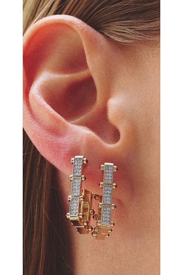 Çelik Leyla Küpe - 2